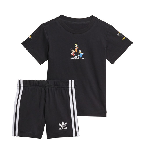 Abbigliamento Bambino Completo adidas Originals COTES Nero