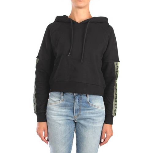 Abbigliamento Donna T-shirt & Polo GaËlle Paris Felpa con cappuccio  hoodie colore nero donna E21GE11 Nero