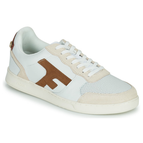 Scarpe Uomo Sneakers basse Faguo HAZEL LEATHER SUEDE Bianco / Marrone