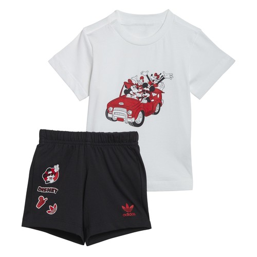 Abbigliamento Unisex bambino Completo adidas Originals SHORT TEE SET Multicolore