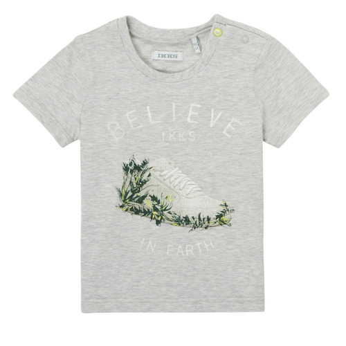 Abbigliamento Bambino T-shirt maniche corte Ikks ECHIFFAISE Grigio