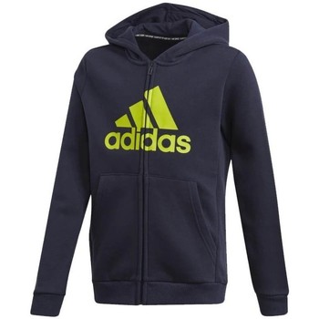 Abbigliamento Unisex bambino Felpe adidas Originals Felpa Junior Must Have BOS Fleece Hoodie Blu