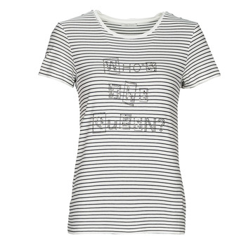 Abbigliamento Donna T-shirt maniche corte Ikks BV10145 Ecru