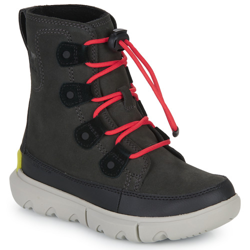 Scarpe Bambina Stivaletti Sorel YOUTH SOREL EXPLORER LACE WP Nero