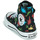 Scarpe Bambino Sneakers alte Converse Chuck Taylor All Star 1V Dinosaurs Hi Nero / Multicolore