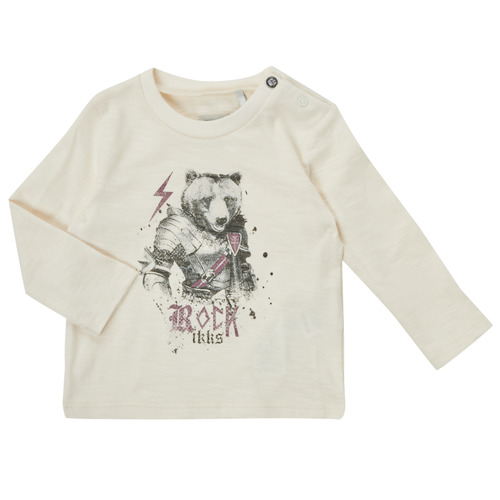 Abbigliamento Bambino T-shirts a maniche lunghe Ikks XV10041 Bianco