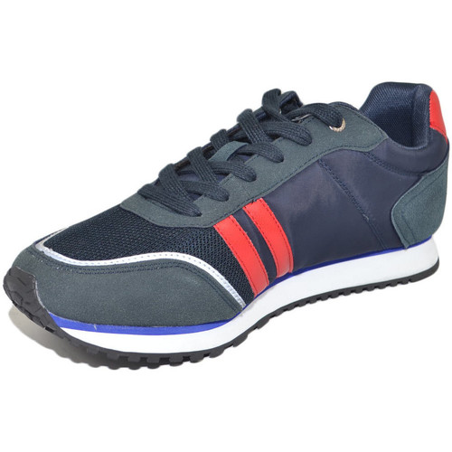 Scarpe Uomo Sneakers basse Sergio Tacchini LORIS COLLEGE MX- Sneakers basse  di colore blu Blu