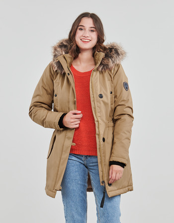 Abbigliamento Donna Parka Only ONLIRIS FUR WINTER PARKA CC OTW Camel