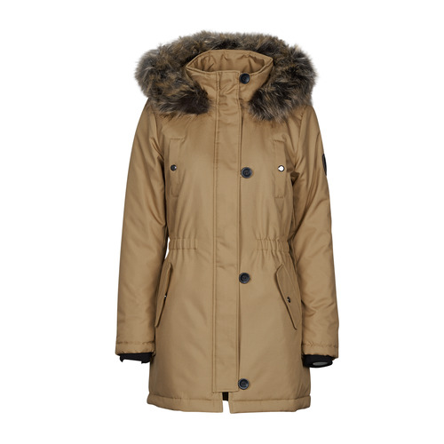 Abbigliamento Donna Parka Only ONLIRIS FUR WINTER PARKA CC OTW Camel