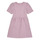 Abbigliamento Bambina Abiti corti Name it NMFFANN SS DRESS Viola / Bianco