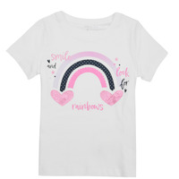 Abbigliamento Bambina T-shirt maniche corte Name it NMFBRIGITA SS TOP Bianco