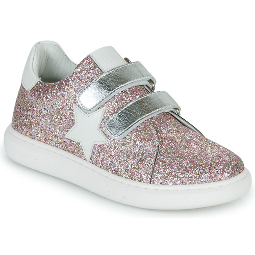 Scarpe Bambina Sneakers basse Citrouille et Compagnie ASTINE Argento