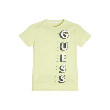 Abbigliamento Bambino T-shirt maniche corte Guess SS T SHIRT Beige