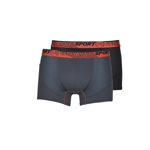 Biancheria Intima Uomo Boxer Athena RUNNING X2 Nero / Rosso