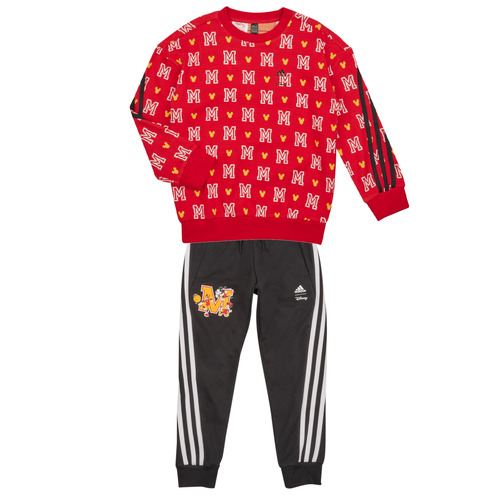 Abbigliamento Unisex bambino Tuta Adidas Sportswear LK DY MM JOG Rosso / Nero