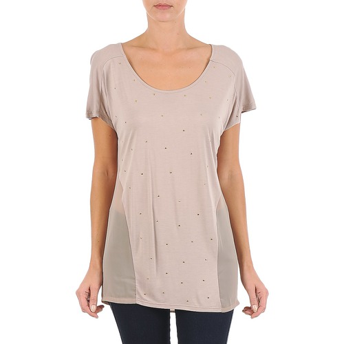 Abbigliamento Donna T-shirt maniche corte La City MC BEIGE Beige