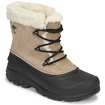 Scarpe Donna Stivali da neve Sorel SNOW ANGEL Beige / Nero