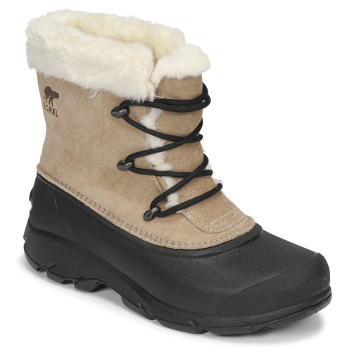 Scarpe Donna Stivali da neve Sorel SNOW ANGEL Beige / Nero