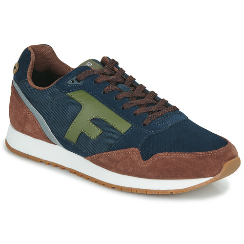 Scarpe Uomo Sneakers basse Faguo ELM Marine / Marrone / Verde