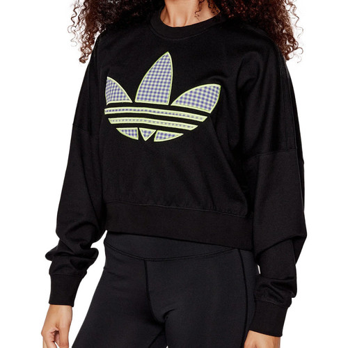 Abbigliamento Bambina Felpe adidas Originals HB9442 Nero