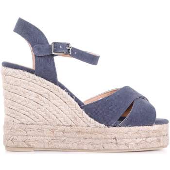 Scarpe Donna Espadrillas Castaner Zeppa Blaudell aperta con cinturino 