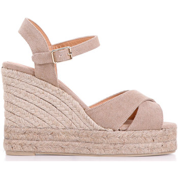 Scarpe Donna Espadrillas Castaner Zeppa Blaudell aperta con cinturino 