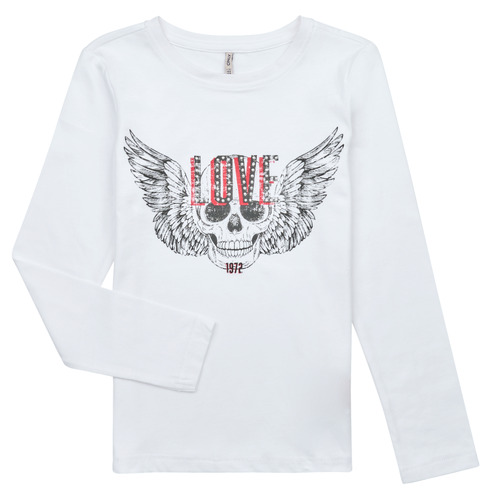 Abbigliamento Bambina T-shirts a maniche lunghe Only KOGTENNA FIT L/S BOX TOP CS Multicolore