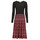 Abbigliamento Donna Abiti lunghi Derhy GILLIAN ROBE Nero / Rosso