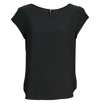 Abbigliamento Donna T-shirt maniche corte Only ONLVIC S/S SOLID TOP  PTM Nero