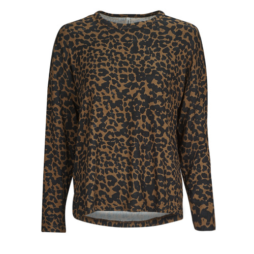 Abbigliamento Donna Top / Blusa Only ONLANA L/S AOP TOP CC JRS Marrone