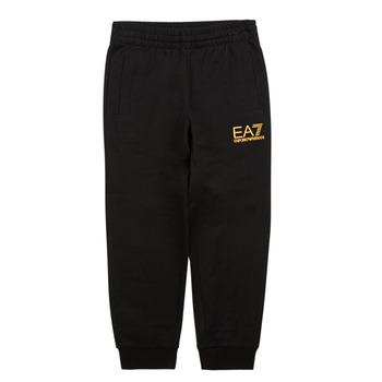 Abbigliamento Bambino Pantaloni da tuta Emporio Armani EA7 CORE ID TROUSER Nero / Oro