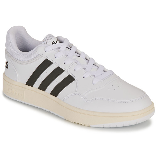 Scarpe Sneakers basse Adidas Sportswear HOOPS 3.0 Bianco / Nero