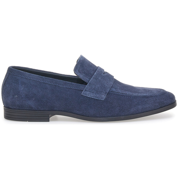 Scarpe Uomo Mocassini Canguro 610 Blu