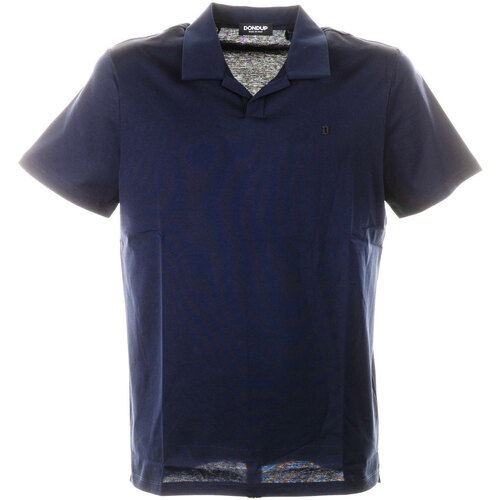 Abbigliamento Uomo Polo maniche corte Dondup Polo blu in jersey Blu