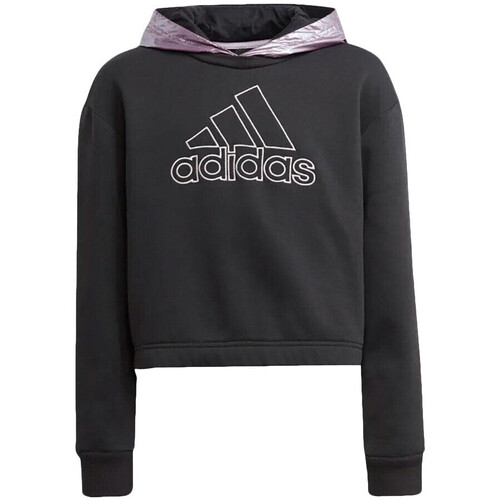 Abbigliamento Bambina Felpe adidas Originals HN1028 Nero