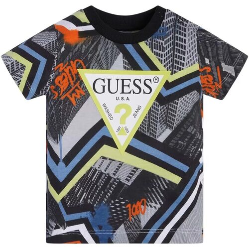 Abbigliamento Bambino T-shirt maniche corte Guess SS T-SHIRT Multicolore