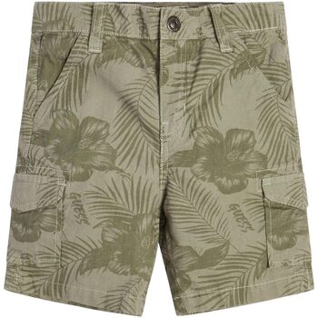 Abbigliamento Bambino Shorts / Bermuda Guess GMT DYE POPLIN SHORT Verde