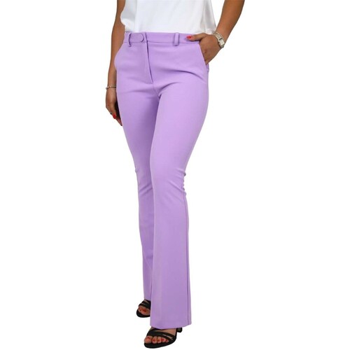 Abbigliamento Donna Pantaloni morbidi / Pantaloni alla zuava Zahjr 53538606 Viola