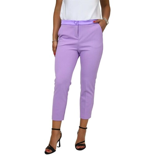 Abbigliamento Donna Pantaloni morbidi / Pantaloni alla zuava Zahjr 53538605 Viola