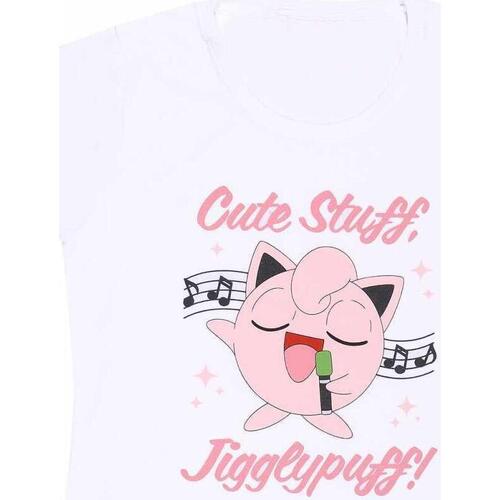 Abbigliamento Donna T-shirts a maniche lunghe Pokemon Sing Along Rosso