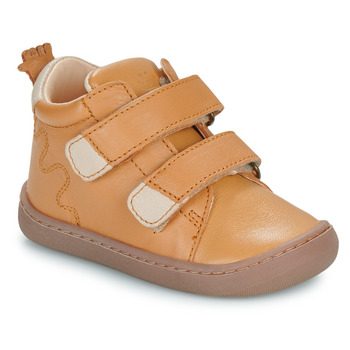 Scarpe Bambino Sneakers alte Easy Peasy MY DEBOO VELCRO Marrone