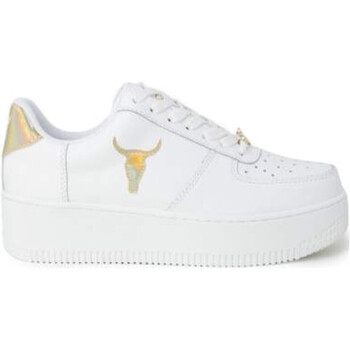 Scarpe Donna Tennis Windsor Smith RECHARGE WHTGLDHOLO Bianco