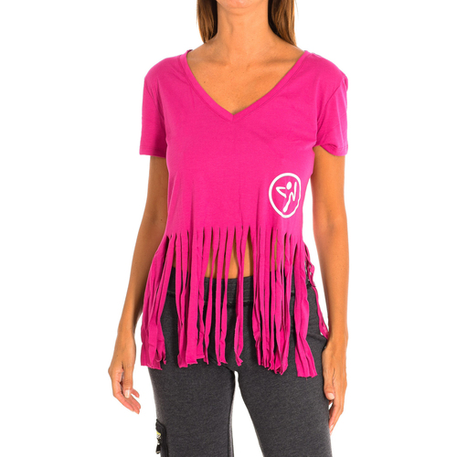 Abbigliamento Donna T-shirt maniche corte Zumba Z1T00371-ROSA Viola