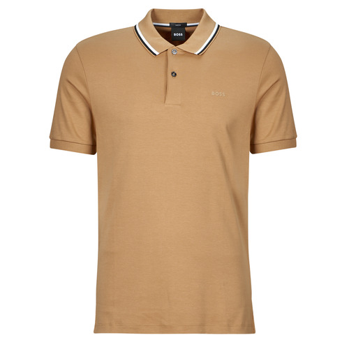 Abbigliamento Uomo Polo maniche corte BOSS Penrose 38 Camel