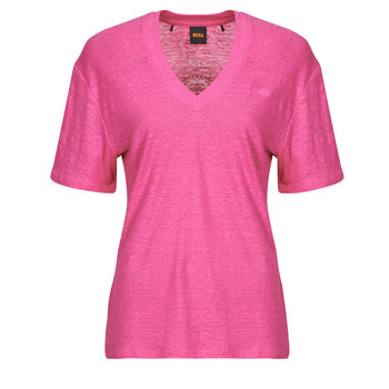 Abbigliamento Donna T-shirt maniche corte BOSS C_Ela Rosa