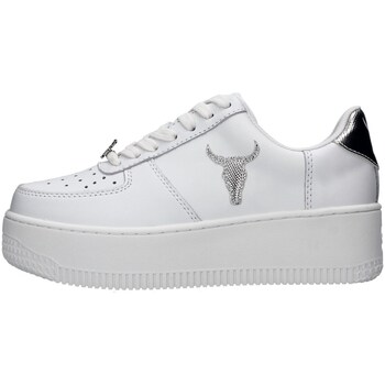 Scarpe Donna Sneakers alte Windsor Smith WSPRECHARGE Bianco