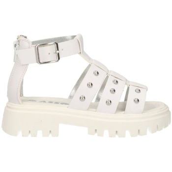 Scarpe Bambina Sandali Asso AG-13540-B Bianco