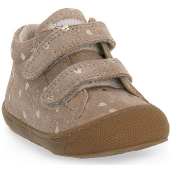 Scarpe Bambina Sneakers Naturino 0D12 COCOON VL SUEDE TAUPE Marrone