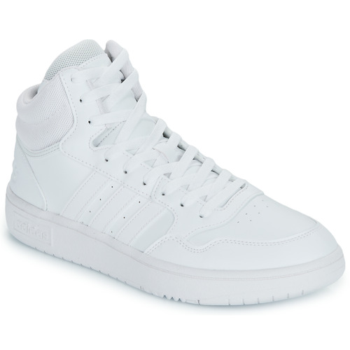 Scarpe Uomo Sneakers alte Adidas Sportswear HOOPS 3.0 MID Bianco