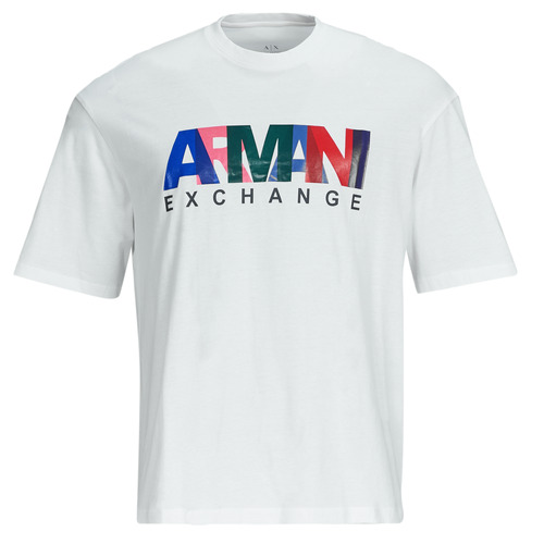 Abbigliamento Uomo T-shirt maniche corte Armani Exchange 3DZTKA Bianco / Multicolore